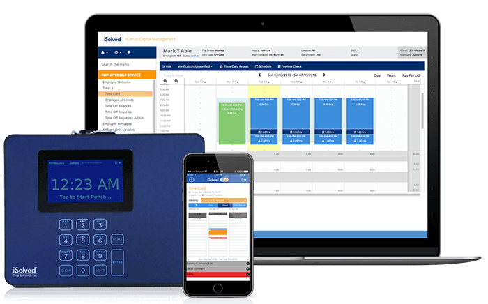 iSolved time time tracking apps for employees