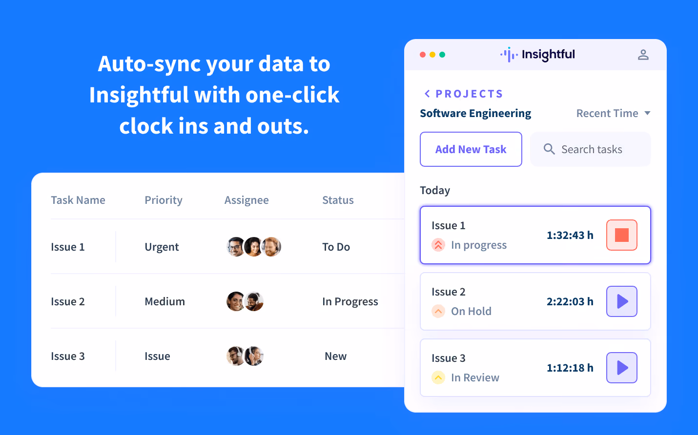 Track the time spent on Linear boards and cards with the Insightful Timer