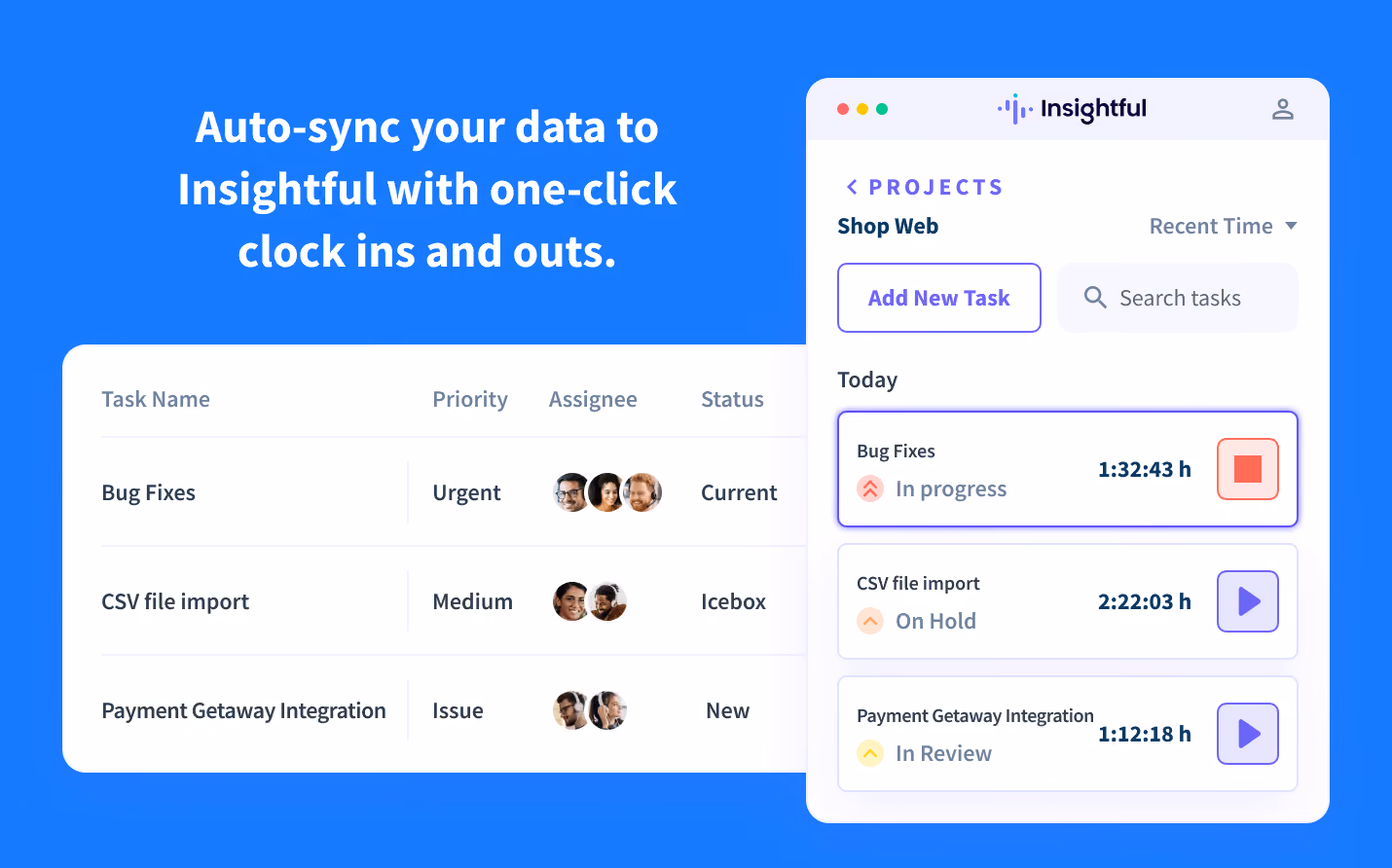 Controla el tiempo que pasas en los tableros y cartas de Pivotal Tracker con el Insightful Timer
