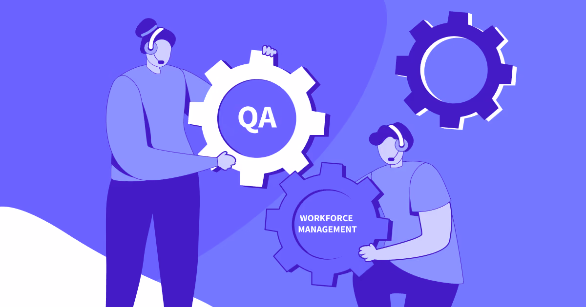 Control de calidad del centro de llamadas frente a herramientas de gestión de la fuerza laboral: por qué la elección correcta es ambas