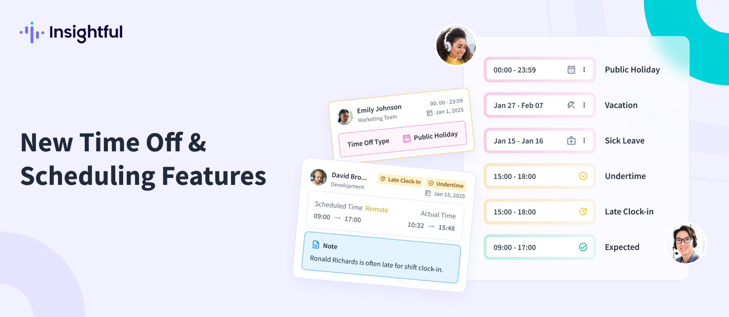 Smarter Shift Scheduling & More Time Off Options