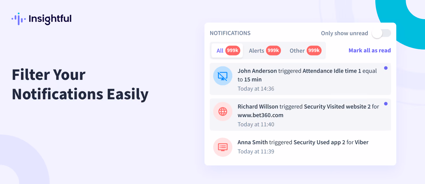 Improved the UI of the notifications list