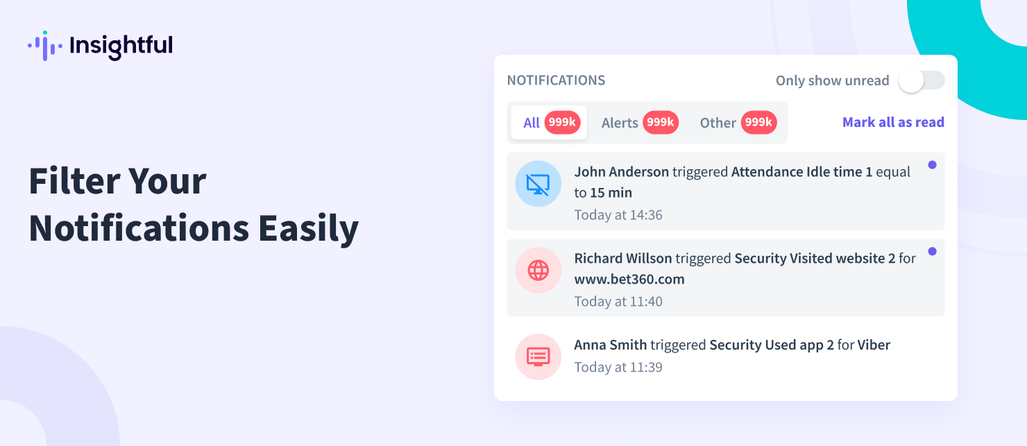 Improved the UI of the notifications list