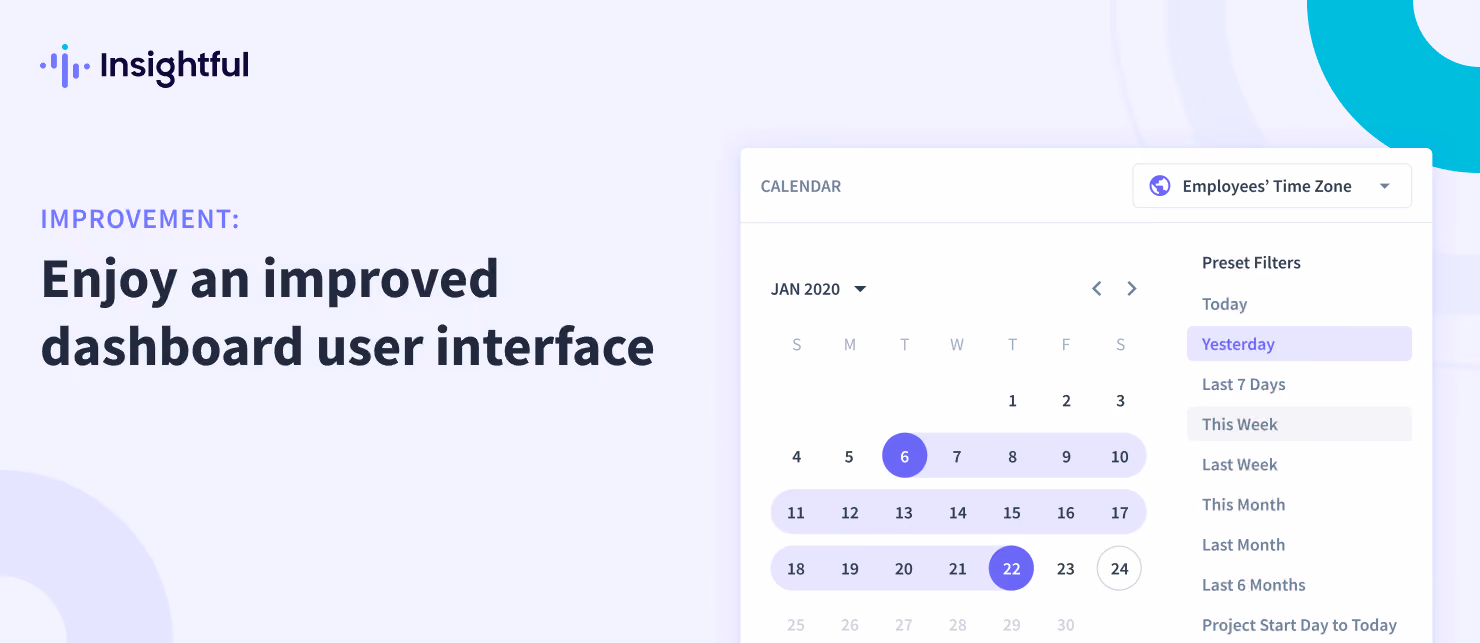 Experience a better user interface with our revamped dashboard
