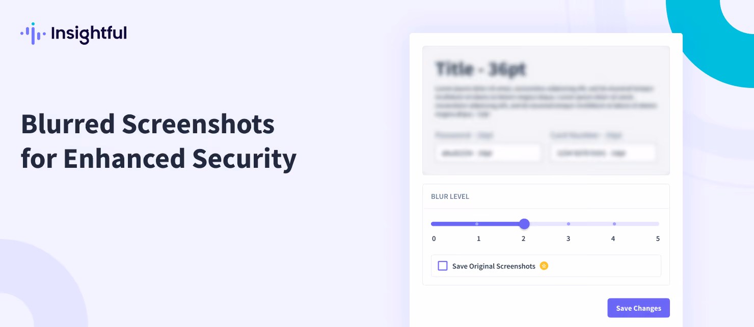 Introducing blurred screenshots