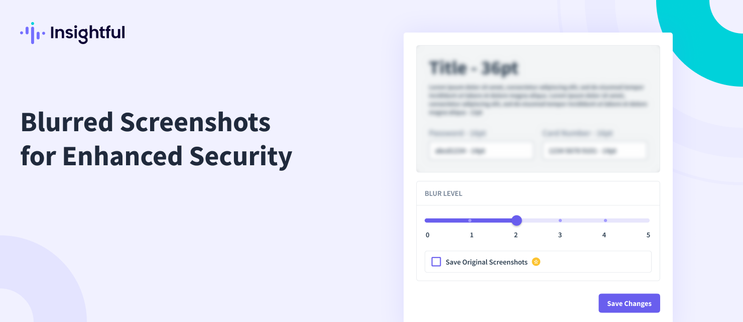 Introducing blurred screenshots